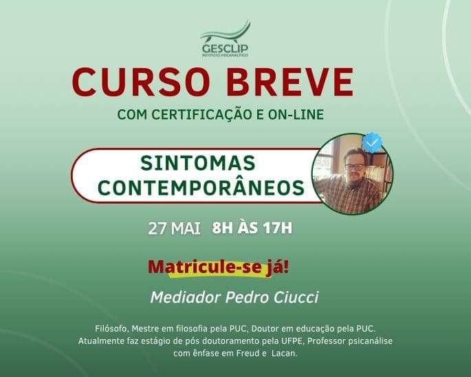 Seminário: Sintomas Contemporâneos